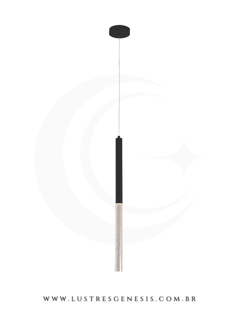 Luminaria Pendente LED Metal E Silicone 22cm 20W Bivolt 3000K 6000K, Cabeceira de Cama, Lavabo, Balcao de cozinha